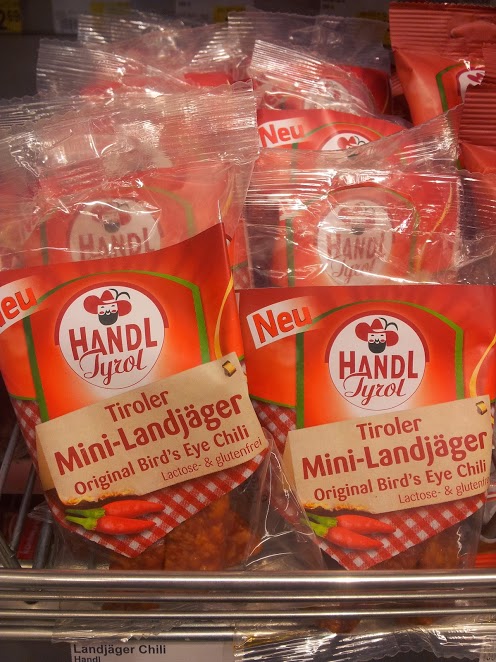 Handl Tyrol Mini-Landjäger sausage w| Birds Eye pepper